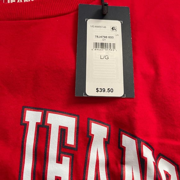 Tommy Jeans Graphic Tee Mens Large Crew Neck Short Sleeve Red - Picture 2 of 6